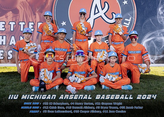 11u Arsenal Baseball 2024